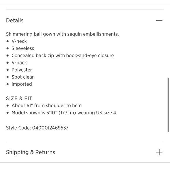 Mac Duggal Sequin Ball Gown - Picture 5 of 6